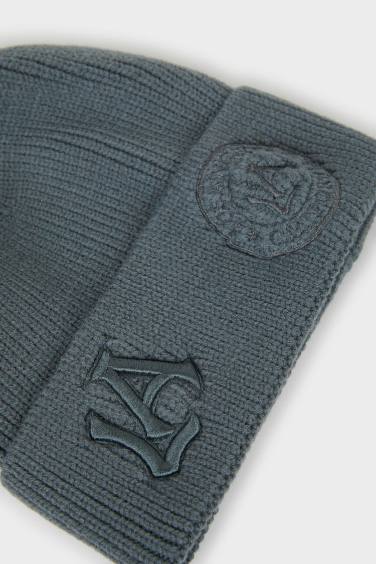 Bonnet gris pour homme