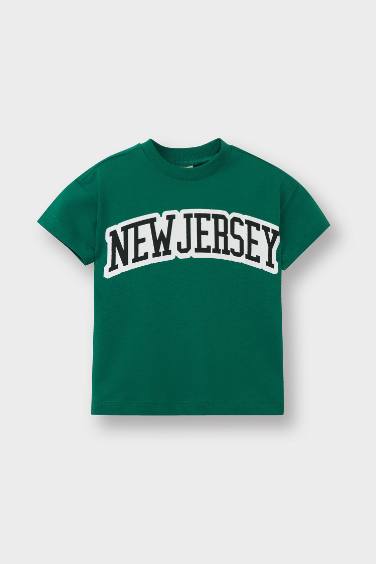 تيشيرت بيبي ولادي نص ردن قصة عادية بياخة مستديرة