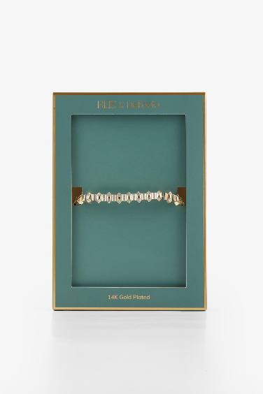 Reis x DeFacto Gold Plated Cristallo Stone Gold Bracelet