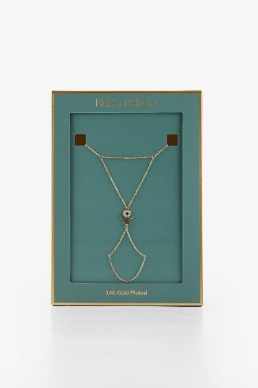 Reis x DeFacto 14 Ayar Altın Kaplama Kadın Fatma Ana Eli Temalı Gold Şahmeran