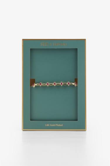 Reis x DeFacto 14K Gold Plated Rubino Woman Gold Bracelet