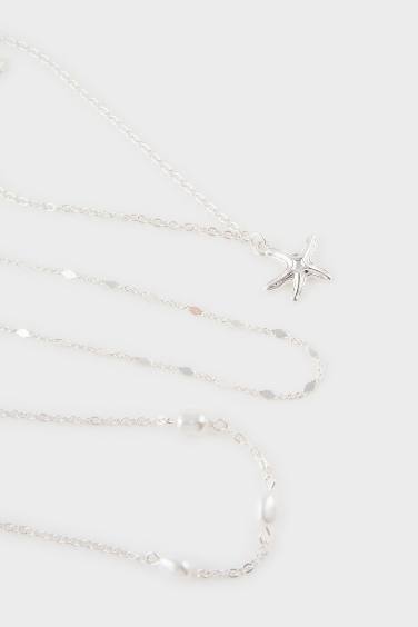 Woman 6 Piece Silver Bracelet