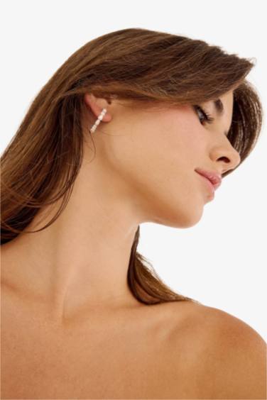 Woman 6 Piece Gold Earringss