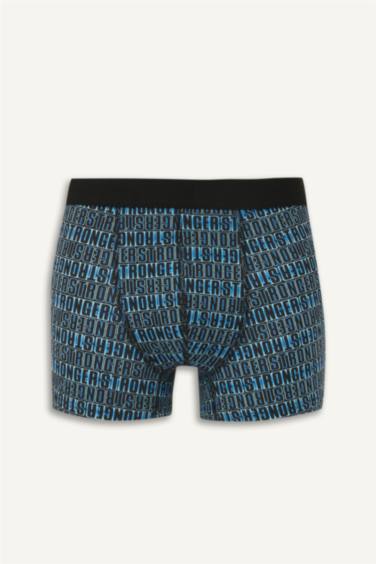 بوكسر مطبوع قصة عادية - 3 قطع