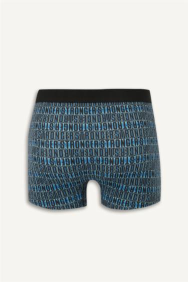 بوكسر مطبوع قصة عادية - 3 قطع