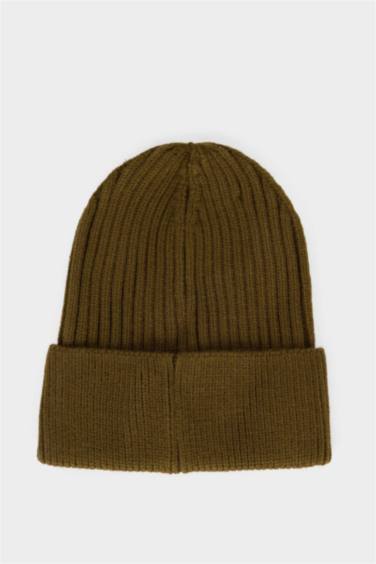 Мужская Шапка с Нашивкой, Внутри Флисовая