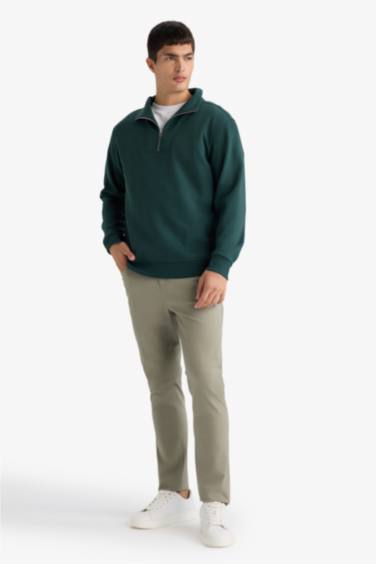 سويت شيرت ثقيل قصة عادية بياخة عالية