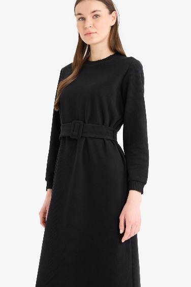 فستان ردن طويل محاك