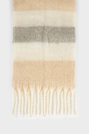 Girl Color Block Woven Scarf
