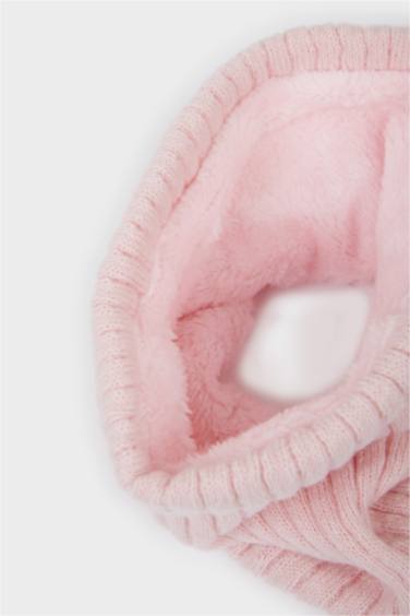 Трикотажный шарф с подкладкой из искусственной шерсти для девочек