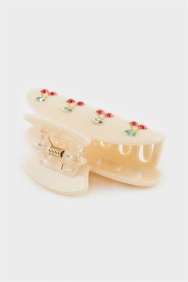 Pince à cheveux avec cerise pour femme