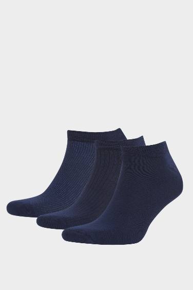 Lot de 3 Chaussettes courtes en bambou sans couture pour homme