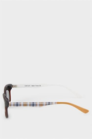 Yuvarlak Renkli Plastik Çerçeve Siyah Cam Polarize Güneş Gözlüğü Erkek Çocuk