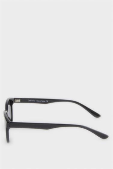 Erkek Çocuk Yuvarlak Siyah Plastik Çerçeve Siyah Cam Polarize Güneş Gözlüğü