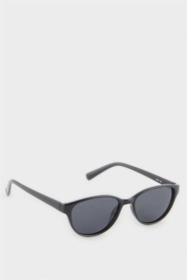 Yuvarlak Siyah Plastik Çerçeve Siyah Cam Polarize Güneş Gözlüğü Erkek Çocuk