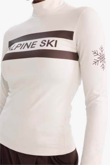 DeFactoFit Slim Fit Stand Collar Sports T-Shirt