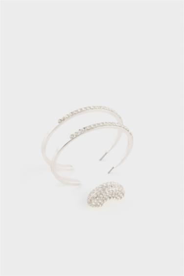 DCEY x DeFacto Kadın 2'li Taşlı Küpe