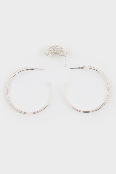 DCEY x DeFacto Kadın 2'li Taşlı Küpe