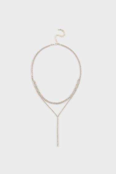 DCEY x DeFacto Kadın Taşlı Y Kolye