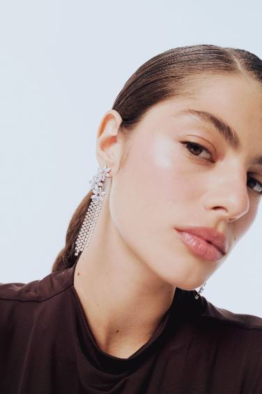 DCEY x DeFacto Kadın Taşlı Sallantılı Küpe