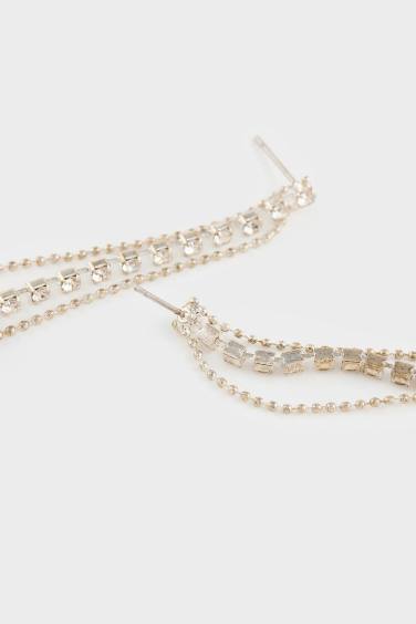 DCEY x DeFacto Kadın Taşlı Y Kolye Küpe Seti