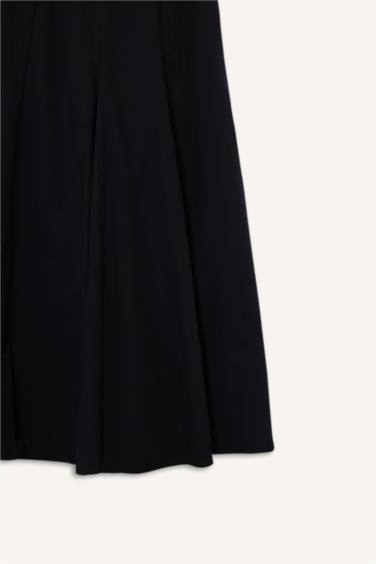 A Cut Voile Maxi Skirt