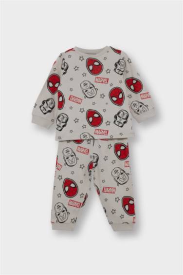 Baby Boy Marvel Comics Cotton Top Bottoms 2 Piece Pajama Set