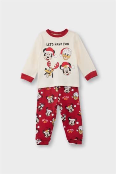 Baby Boy Disney Mickey & Minnie 2 Piece Pajama Set