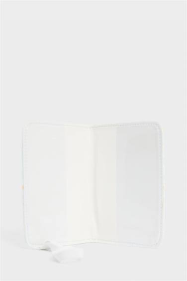 Kadın Çiçekli Suni Deri Pasaportluk ve Valiz İsimliği Set