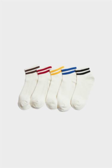 Erkek Çocuk 5'li Pamuklu Patik Çorap
