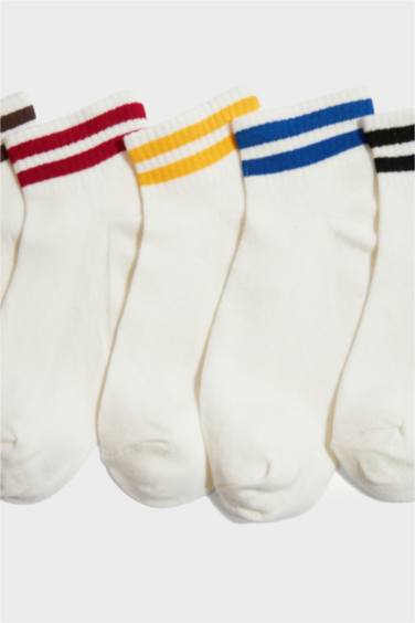 Erkek Çocuk 5'li Pamuklu Patik Çorap