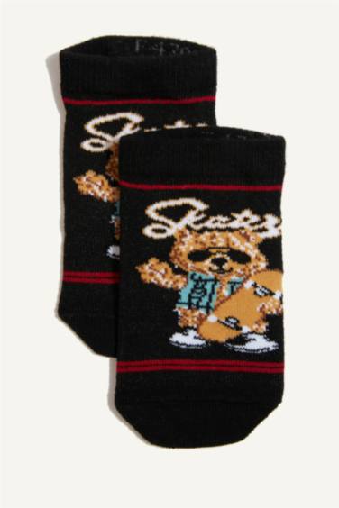 Erkek Çocuk 3'lü Pamuklu Patik Çorap