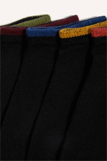 Erkek Çocuk 5'li Pamuklu Patik Çorap