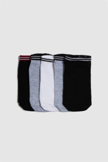 Erkek Çocuk 5'li Pamuklu Patik Çorap