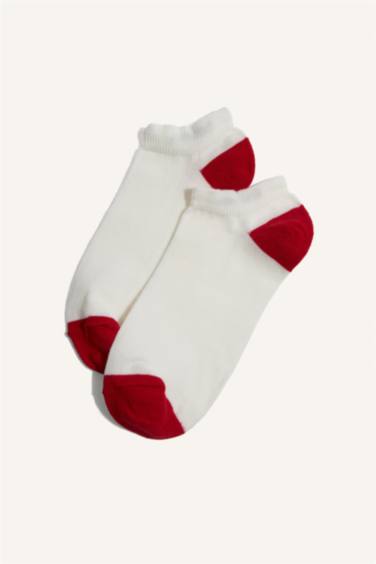 شرابات اولادي قصير قطن مطبوع - 7 قطع