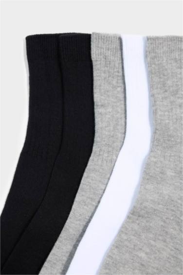 Boy 5 Piece Cotton Long Sockss