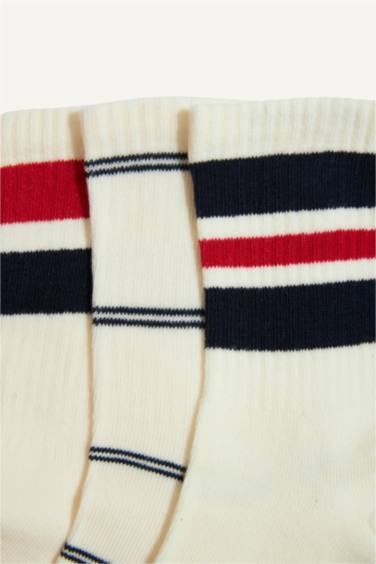 Erkek Çocuk 3'lü Pamuklu Uzun Çorap