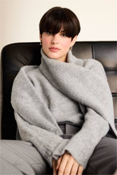 Regular Fit Half Turtleneck Pullover