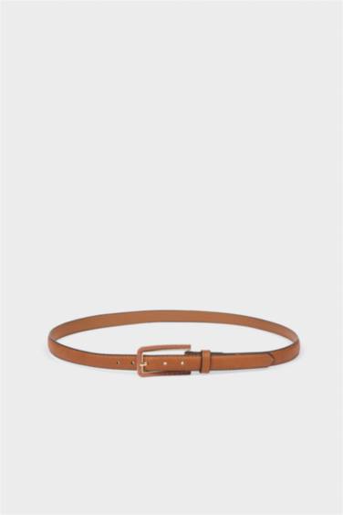 حزام حريمي جلد صناعي - قطعتين