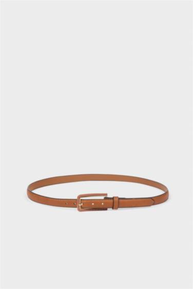 حزام حريمي جلد صناعي - قطعتين