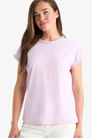 Crew Neck Basic Short Sleeve T-Shirt