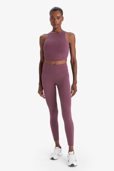 DeFactoFit Padded Stretchy Fabric Sports Bra