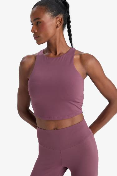 DeFactoFit Padded Stretchy Fabric Sports Bra