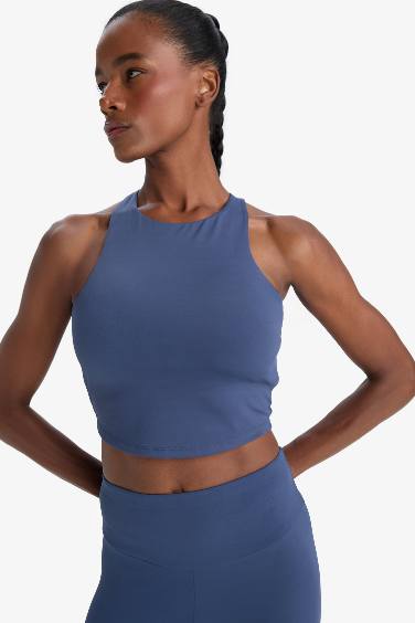 DeFactoFit Padded Stretchy Fabric Sports Bra