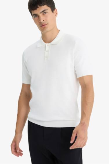 تيشيرت بولو نص كم تريكو قصة عادية