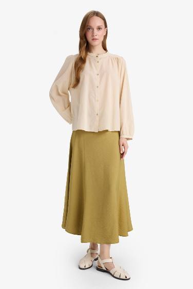 A Line Midi Skirt