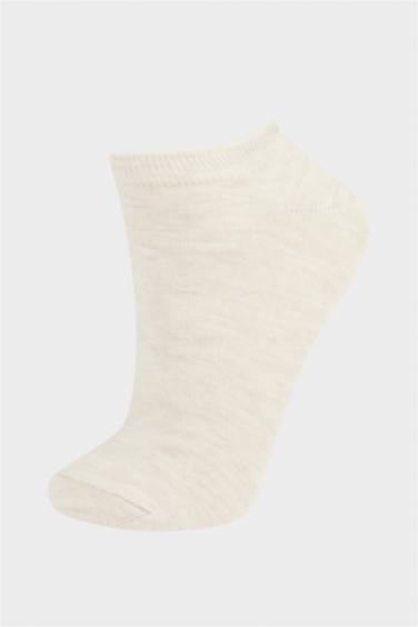 جوارب نسائية قصيرة من قطن - 5 قطع