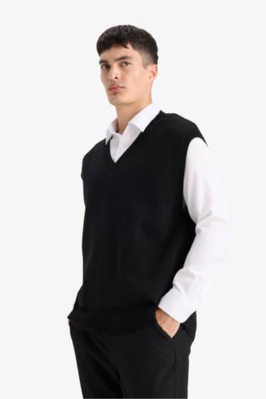 Standart Fıt V Yaka Yelek - Görsel 6