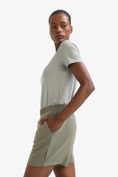 DeFactoFit Standard Fit Sports Modal Shorts