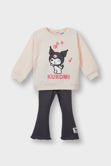 Baby Girl Kuromi Sweatshirt Leggings 2 Piece Set